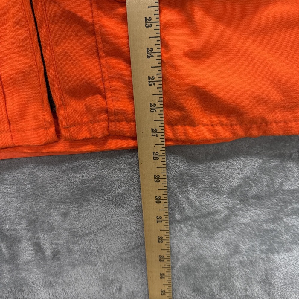 Vintage Walls Orange Hunting Shooting Vest Size L Made In USA - Picture 11 of 11